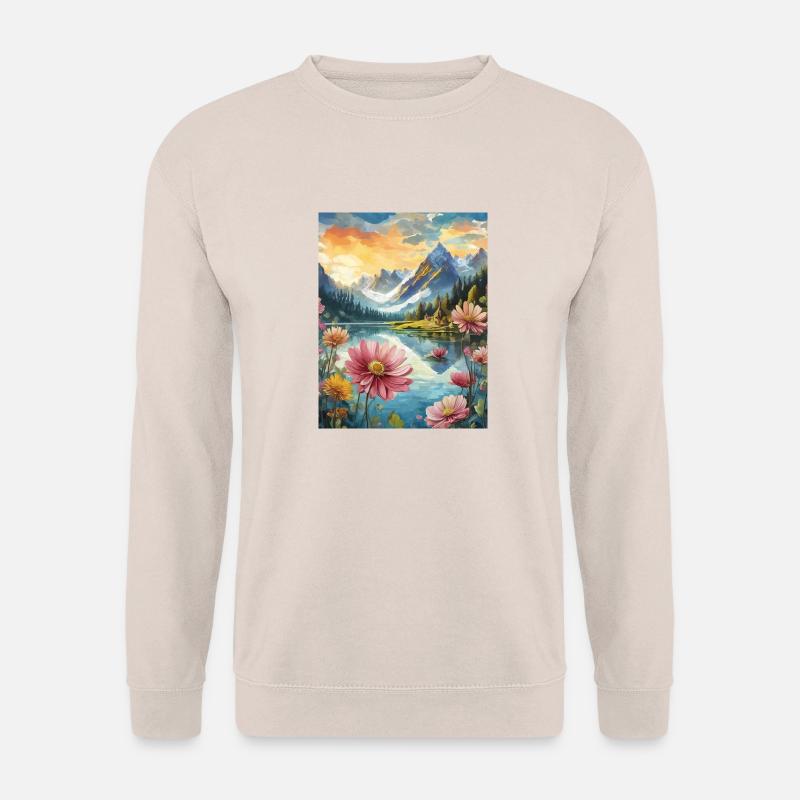 Berglandschaft - Unisex Pullover - Sand