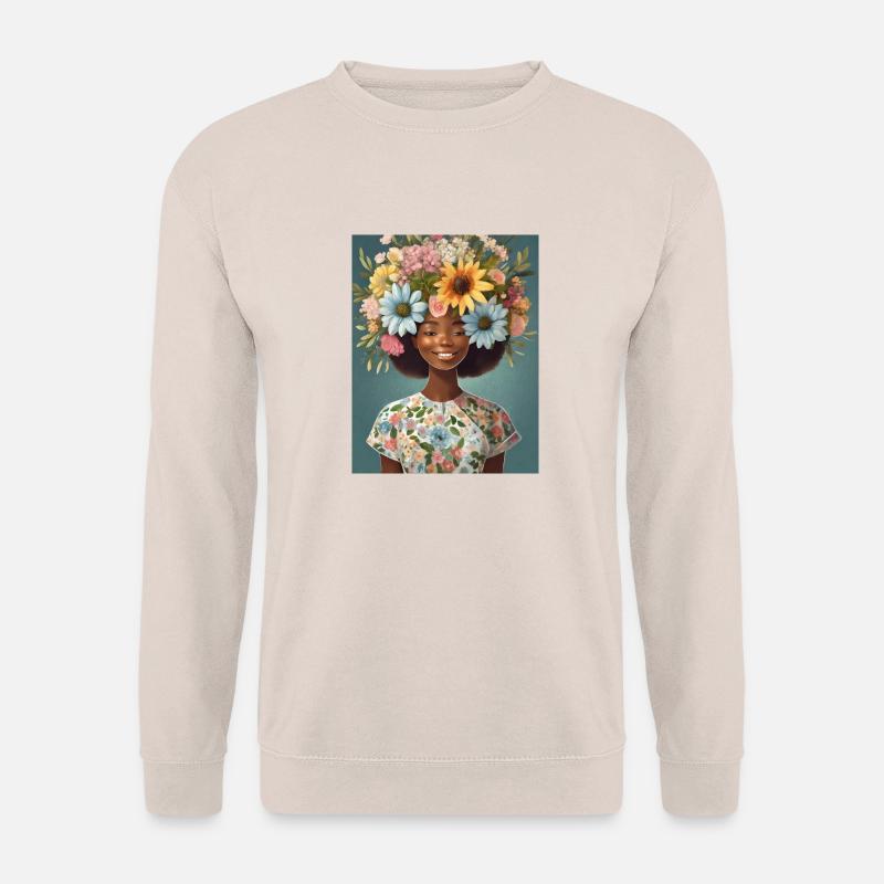 Blumenkrone 2 - Unisex Pullover - Sand