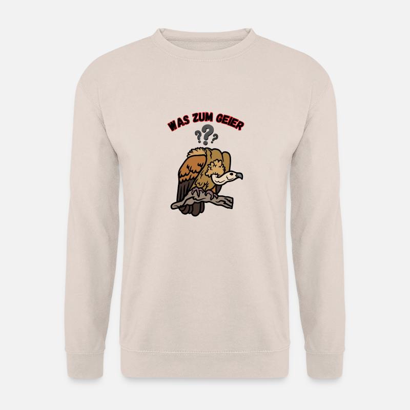 WAS ZUM GEIER - Unisex Pullover - Sand