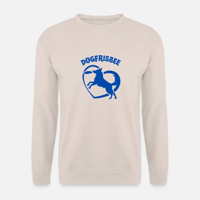 Dogfrisbee - Disk Dog - Unisex Pullover - Sand