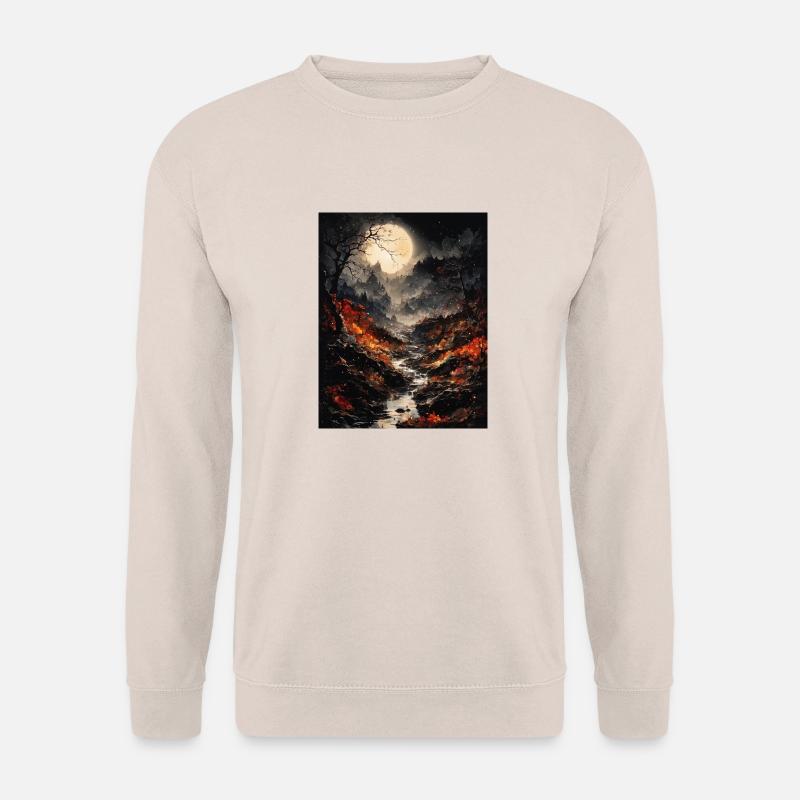 Magische Mondlandschaft - Unisex Pullover - Sand