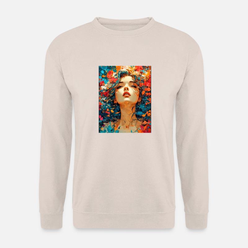 Herbstliche Zusammensetzung - Unisex Pullover - Sand