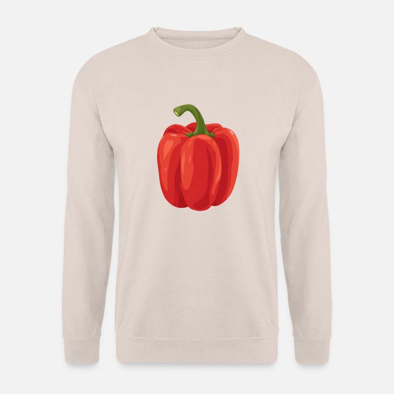 rote Paprika - Unisex Pullover - Sand