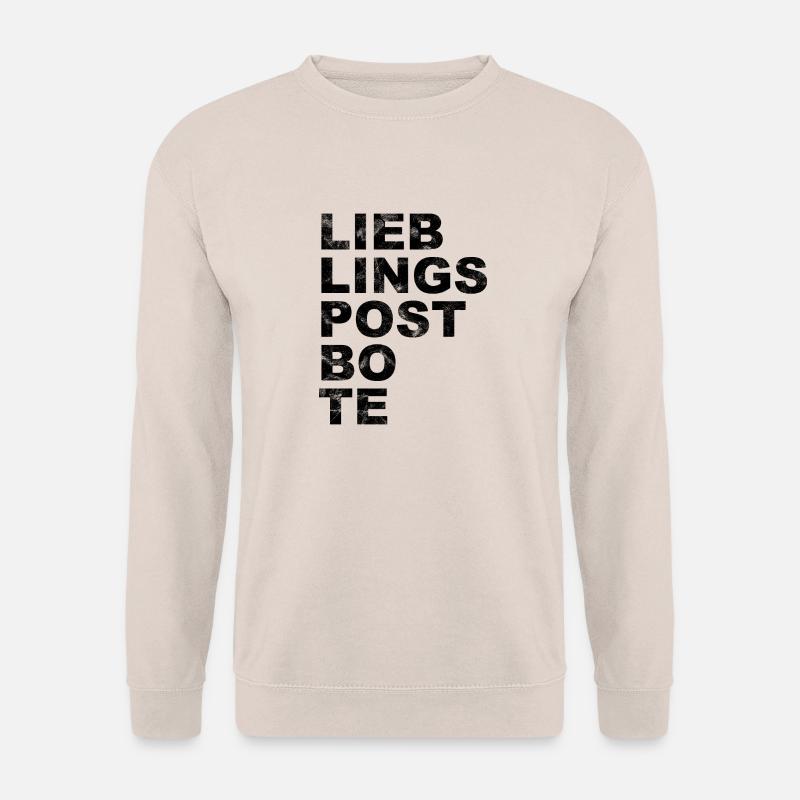 Postbote Briefträger - Lieblingspostbote - Unisex Pullover - Sand