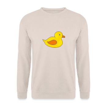 Kawaii Chibi Kawaii Duck Kawaii Caneton - Sweat-shirt Unisexe - sable - Devant - Alina (178cm) & Michal (187cm)