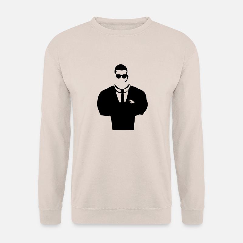 Security Guard Silhouette - Unisex Sweatshirt - sand