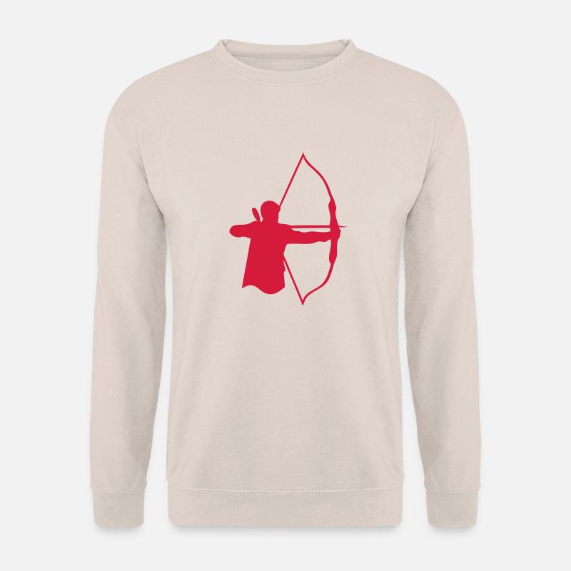 Bogenschießen Bogenschießen Logo bogenschieben6 - Unisex Pullover - Sand