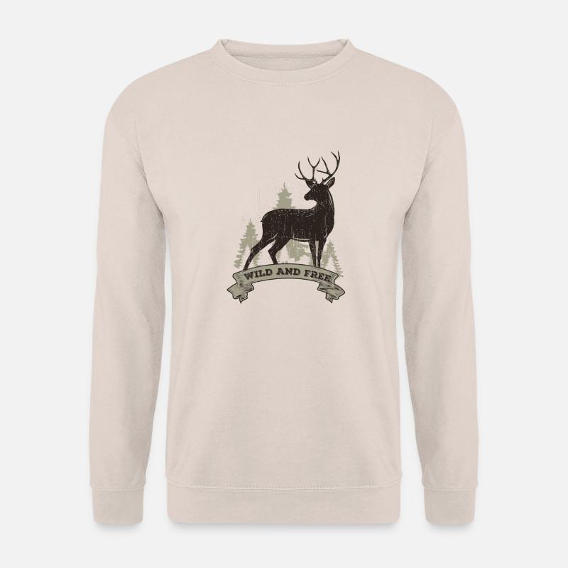 Wild and free - Unisex Pullover - Sand