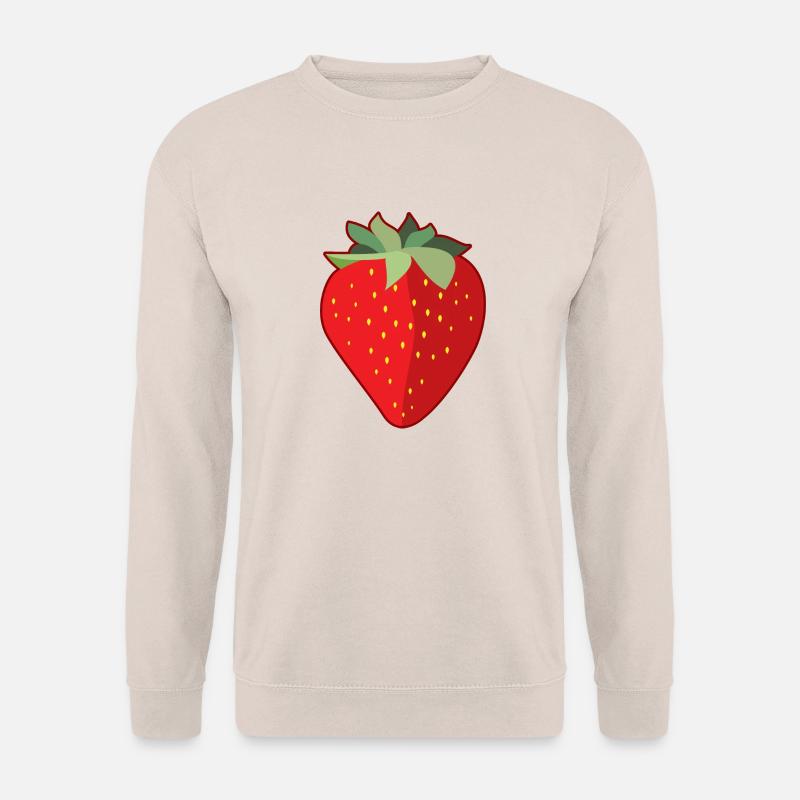 Aardbei - Unisex Pullover - Sand