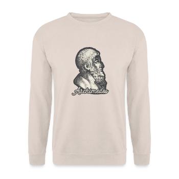Archimedes - Sweat-shirt Unisexe - sable - Devant - Alina (178cm) & Michal (187cm)