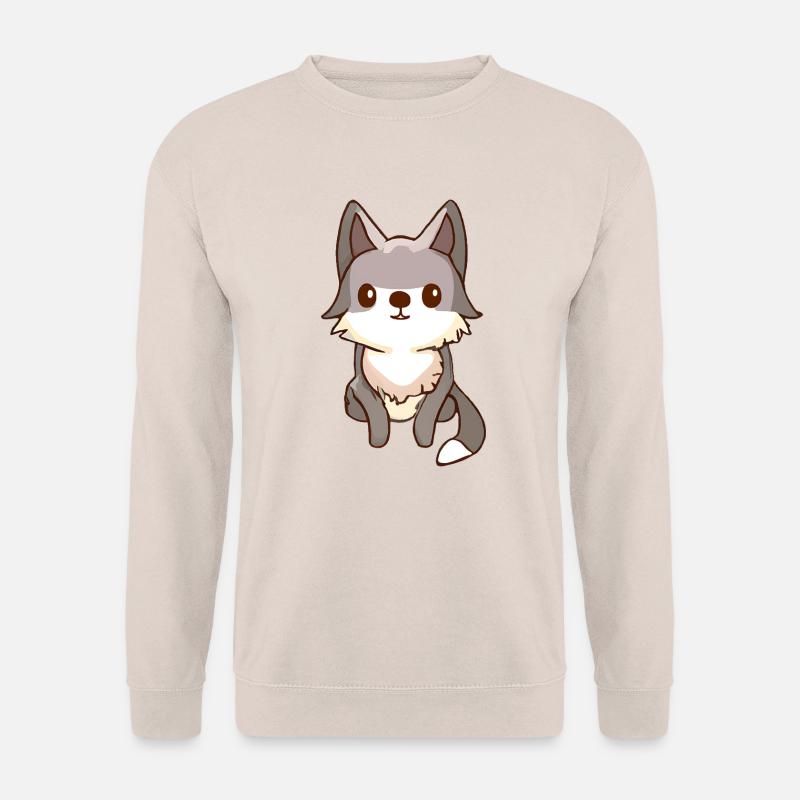 Husky Hund Wolfshund - Unisex Pullover - Sand