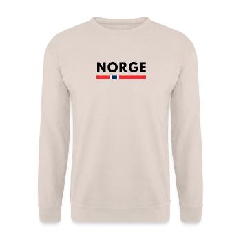 Norwegen - Unisex Pullover - Sand - Vorne - Alina (178cm) & Michal (187cm)