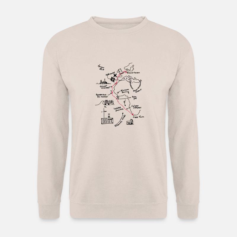 Polarstern Cruiseplot - Unisex Pullover - Sand