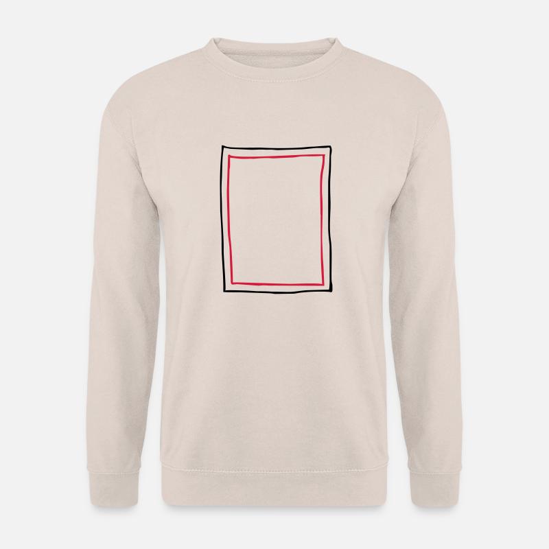 Rahmen Bilderrahmen - Unisex Pullover - Sand