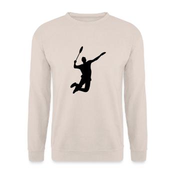 badminton - Sweat-shirt Unisexe - sable - Devant - Alina (178cm) & Michal (187cm)