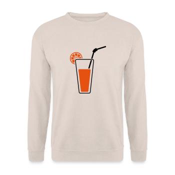 cocktail_002 - Unisex Pullover - Sand - Vorne - Alina (178cm) & Michal (187cm)