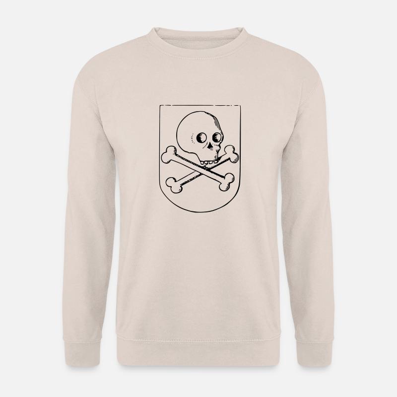 Schädel und Knochen - Unisex Pullover - Sand