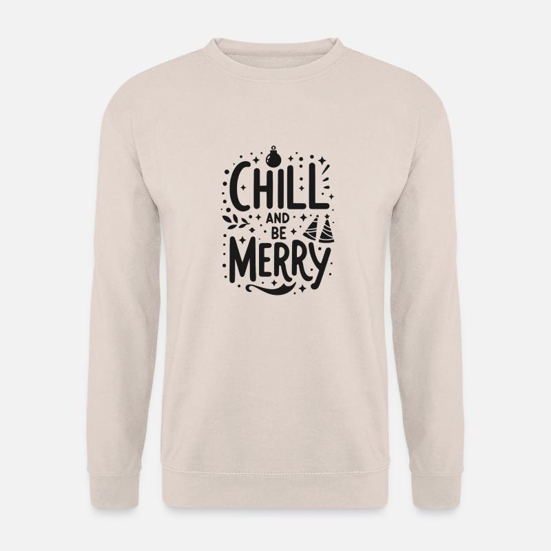 Chillen und fröhlich sein - Unisex Pullover - Sand