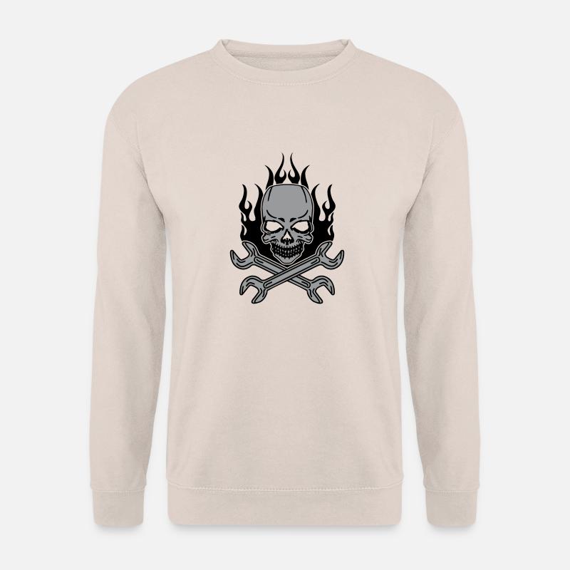 Tuning Skull - Unisex Sweatshirt - sand