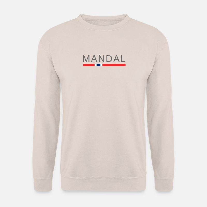 Mandal Norwegen - Unisex Pullover - Sand