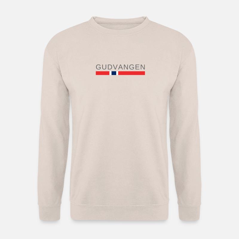 Gudvangen Norwegen - Unisex Pullover - Sand