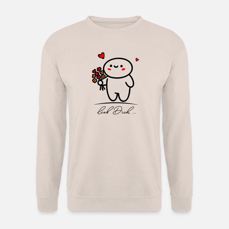 lieb Dich ... - Unisex Pullover - Sand