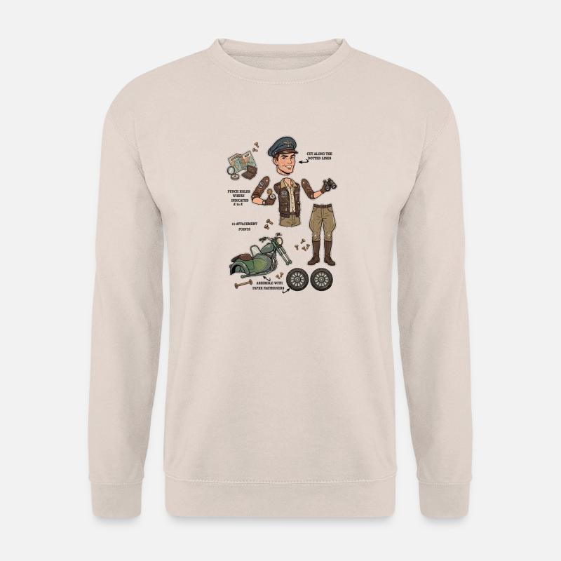 Robust eventyrer papirdukke - Unisex sweater - sand