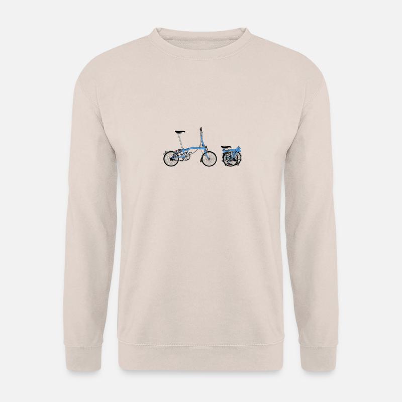 Brompton-Fahrrad - Unisex Pullover - Sand