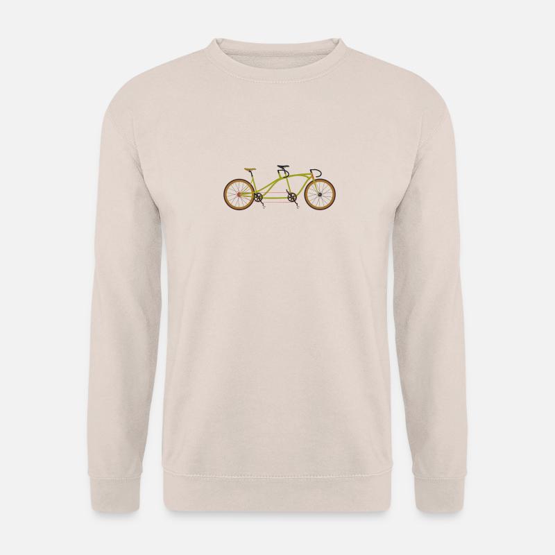 Tandemfahrrad - Unisex Pullover - Sand