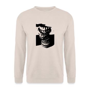 Kronkorken - Unisex Pullover - Sand - Vorne - Alina (178cm) & Michal (187cm)