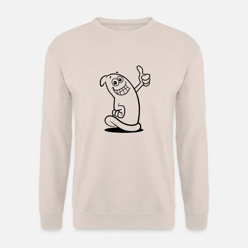 Eine Kondom-Figur - Unisex Pullover - Sand