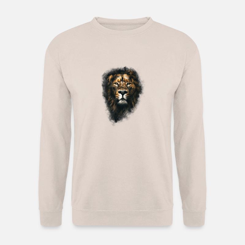 Löwe Löwenkopf - Unisex Pullover - Sand
