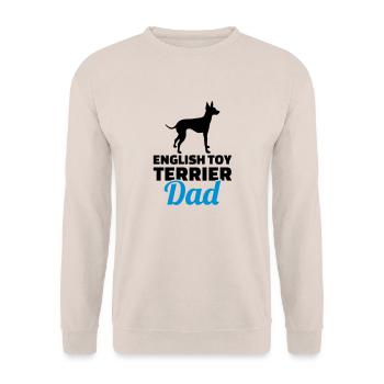 English Toy Terrier - Sweat-shirt Unisexe - sable - Devant - Alina (178cm) & Michal (187cm)