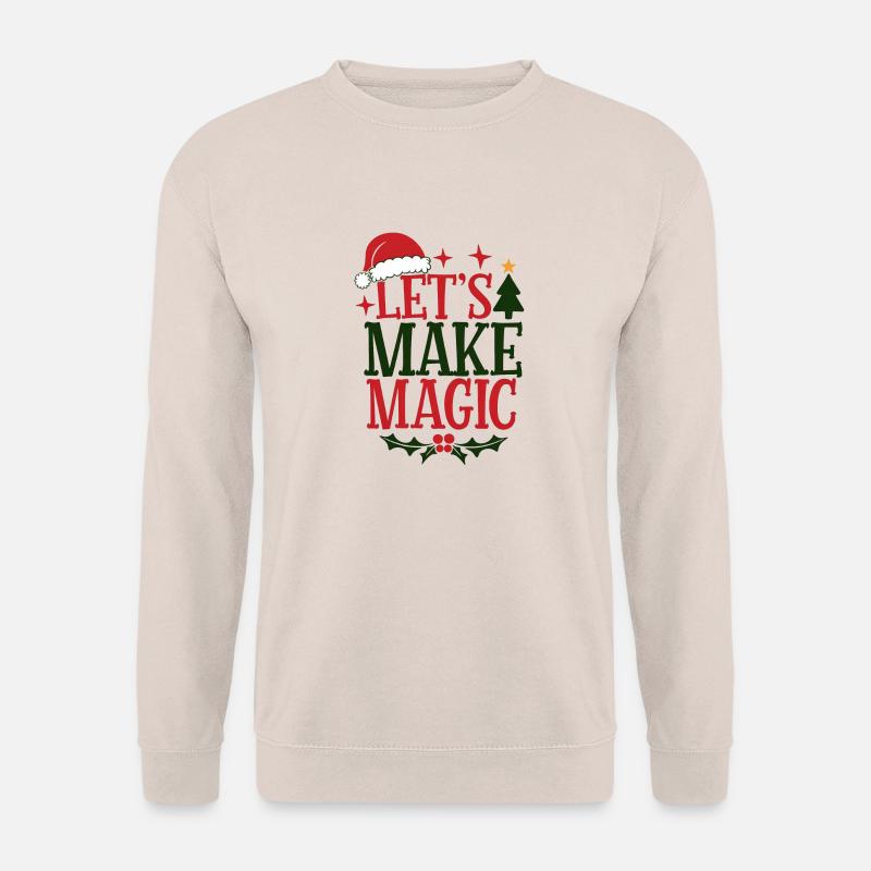 Weihnachtszauber - Weihnachtsmann - Party - Unisex Pullover - Sand