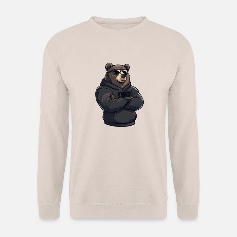 Bär Comic Braunbär - Unisex Pullover - Sand