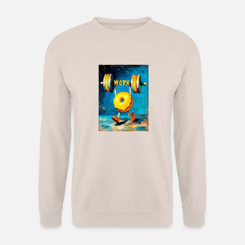 "Workout" by van Gogh - Unisex Pullover - Sand