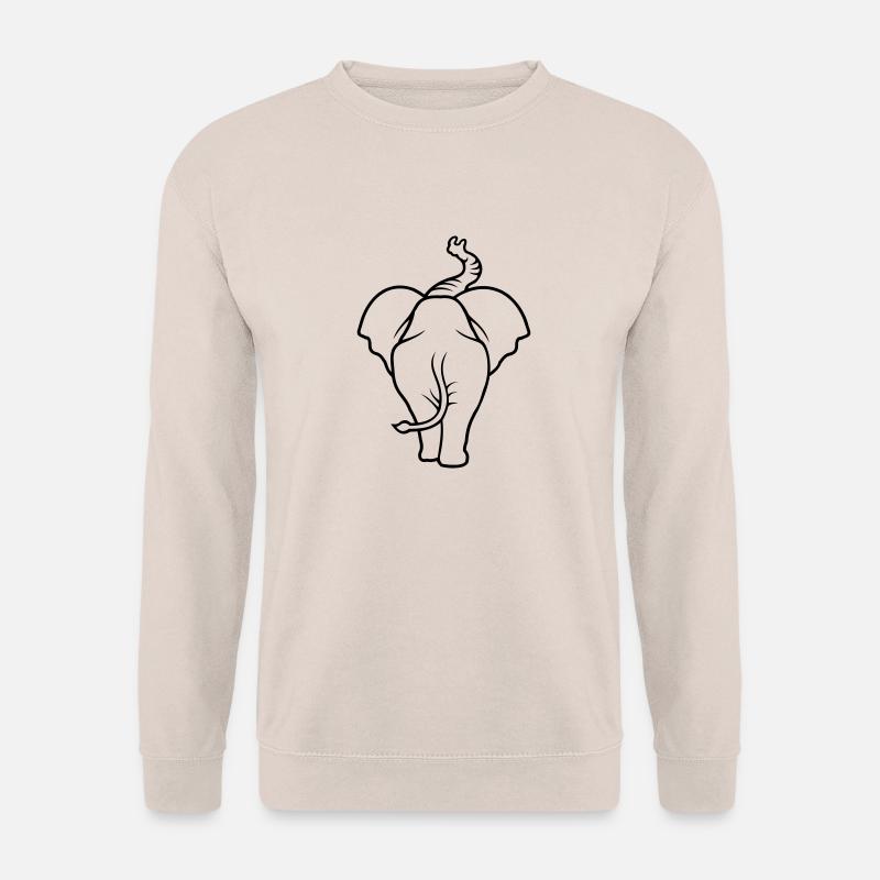 elefant 1 - Unisex Pullover - Sand