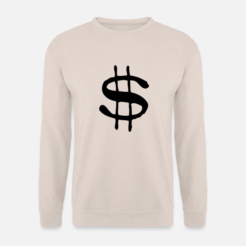 Dollar Geld Money - Unisex Pullover - Sand