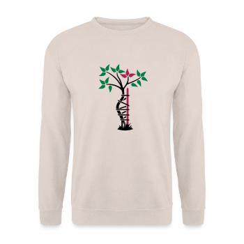 Orthopädie Baum klein Dr - Unisex Pullover - Sand - Vorne - Alina (178cm) & Michal (187cm)