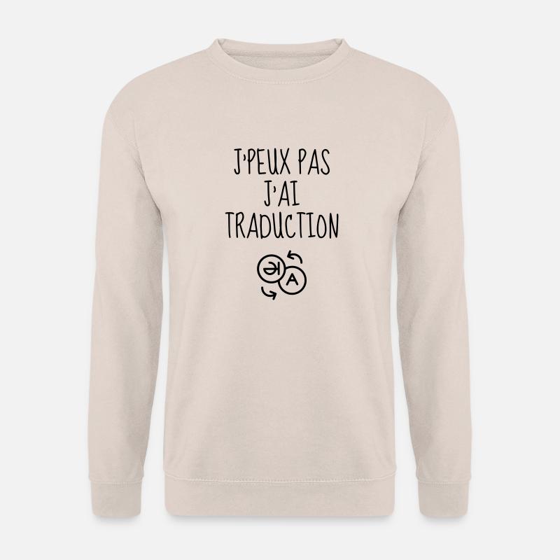Übersetzer / Übersetzerin / Übersetzung / - Unisex Pullover - Sand