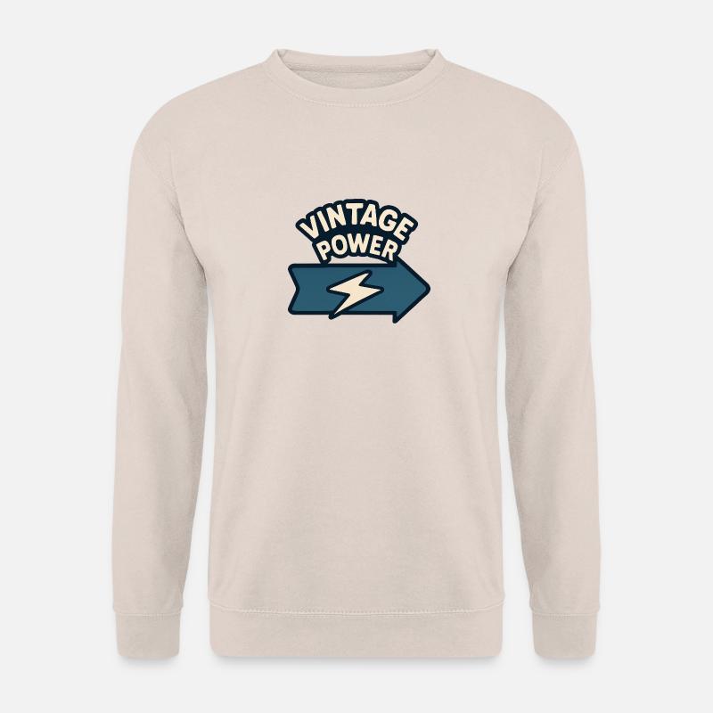 Flèche stylisée & éclair - Sweat-shirt Unisexe - sable