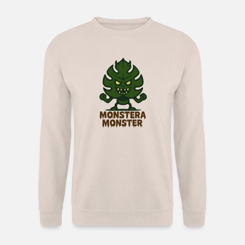 Monstera Monster  - Unisex Pullover - Sand