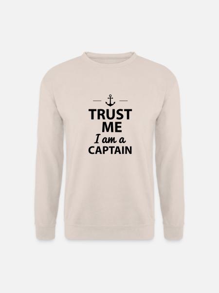 Trust me I am a captain - Unisex Pullover - Sand