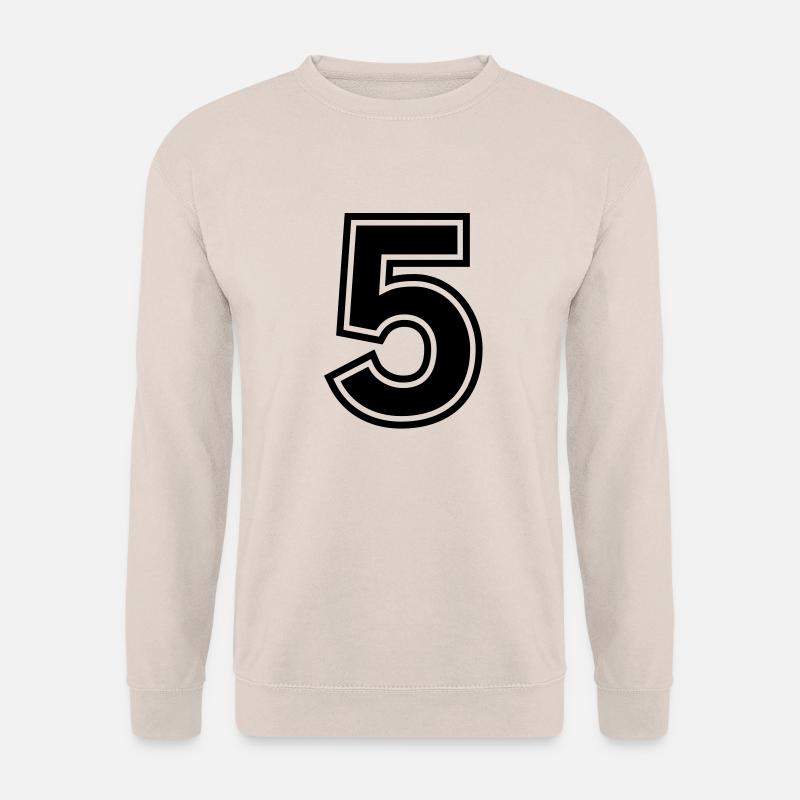number_five - Unisex Pullover - Sand