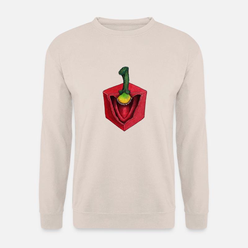 Pepper Cubus Cube vegetable cubes - Unisex Sweatshirt - sand