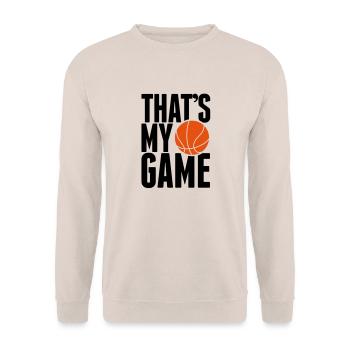 Basketball - That's my Game - Sweat-shirt Unisexe - sable - Devant - Alina (178cm) & Michal (187cm)