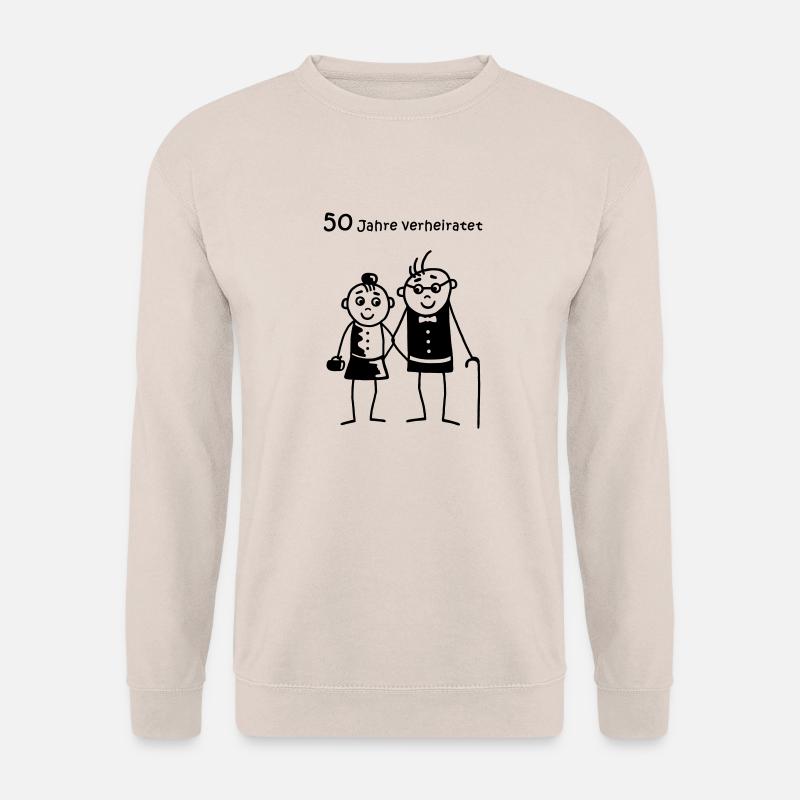 Married 50 years - Unisex Sweatshirt - sand