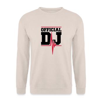 Official DJ Music Pulse - Unisex Pullover - Sand - Vorne - Alina (178cm) & Michal (187cm)