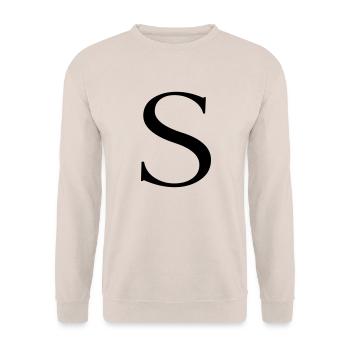 s - Unisex Pullover - Sand - Vorne - Alina (178cm) & Michal (187cm)