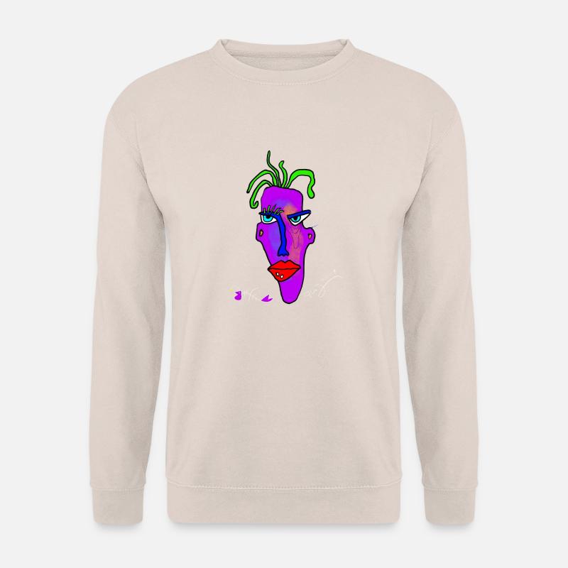 Maske neon - Unisex Pullover - Sand